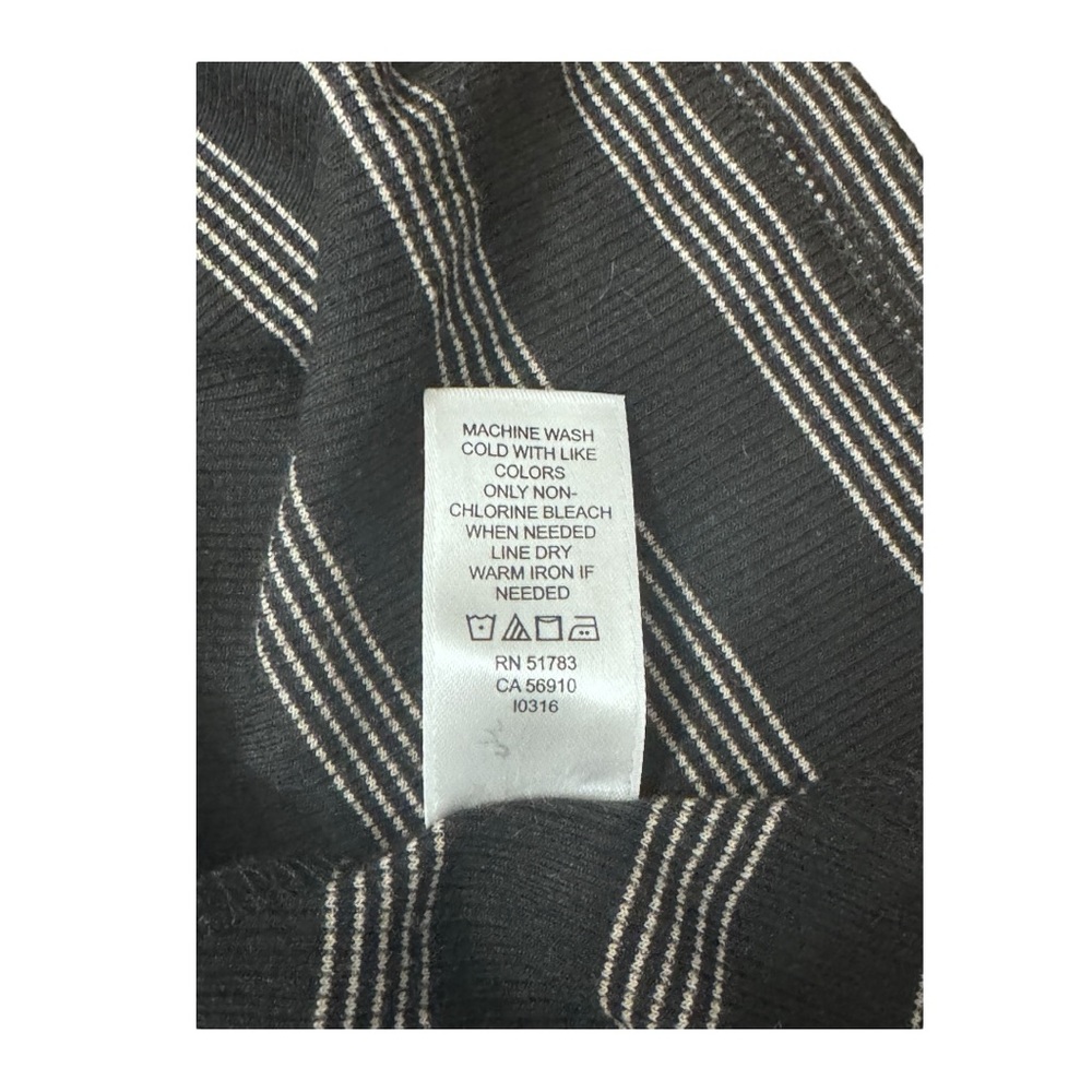 Maurices Spaghetti Strap Black Striped Dress High Low Women’s Size M - Picture 10 of 10